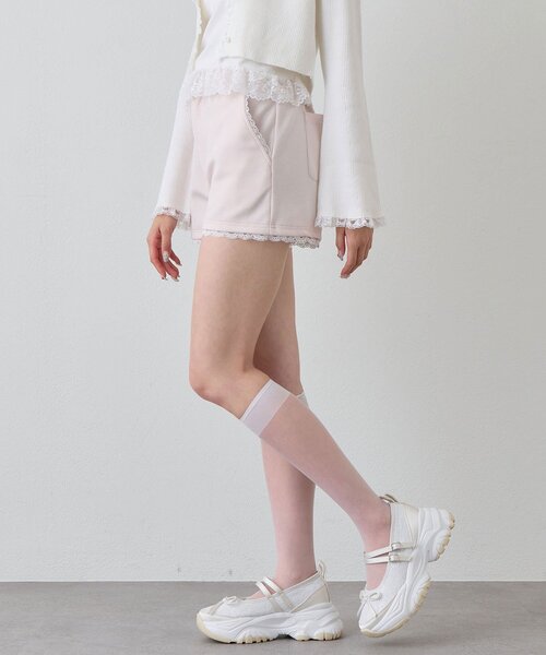 OLIVE des OLIVE（オリーブデオリーブ）の「ダンボールショートパンツ（その他パンツ・レディース・トップグレー/ピンク/ブラック・FREE）」の16枚目の写真