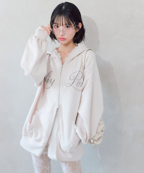 OLIVE des OLIVE（オリーブデオリーブ）の「ダンボールショートパンツ（その他パンツ・レディース・トップグレー/ピンク/ブラック・FREE）」の17枚目の写真