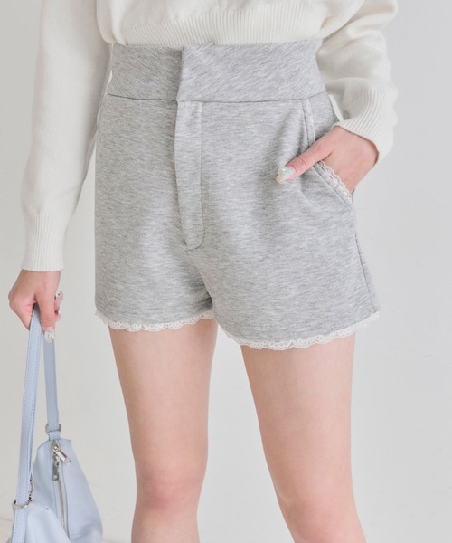 OLIVE des OLIVE（オリーブデオリーブ）の「ダンボールショートパンツ（その他パンツ・レディース・トップグレー/ピンク/ブラック・FREE）」の2枚目の写真