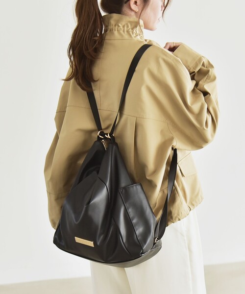 quaranciel: 3way リュックサック ワンハンドル トートバッグ（A4対応