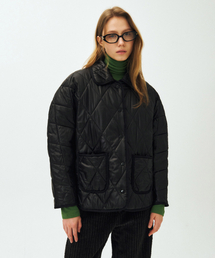 MAIS（マイス）の「GLOSSY QUILTING RAGLAN JACKET / BLACK（その他アウター）」