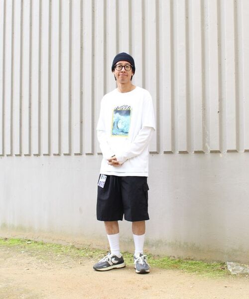 THAT'S IT（ザッツイット）の「[Renew Ver.]ナイロンワイドカーゴハーフパンツブラック（その他パンツ・レディース・その他・MEDIUM/XX-LARGE/X-LARGE/LARGE）」の18枚目の写真