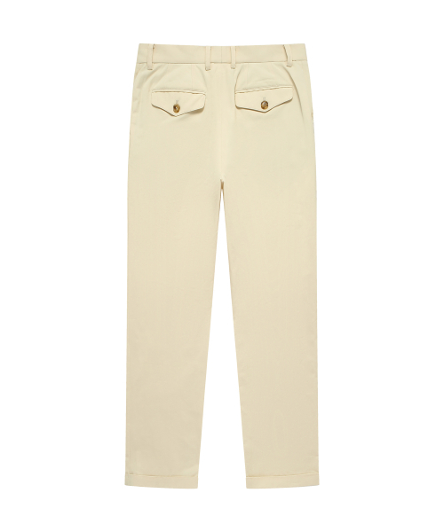 SOLEW(ソル)の「バイオウォッシングテーパードチノパンツ_オフホワイト(その他パンツ・メンズ・その他・LARGE/MEDIUM/SMALL)」の5枚目の写真