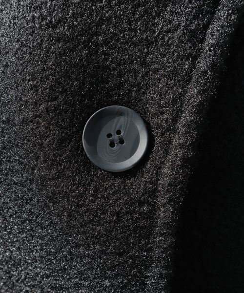 CECIL McBEE（セシルマクビー）の「Fウールリングニットスタンドカラー2WAYコート（その他アウター・レディース・ブラック/モカ・MEDIUM/LARGE）」の10枚目の写真