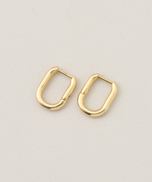 IENA | GIGI/ジジ Solid oval earrings ピアス(両耳) S10054(ピアス（両耳用）)