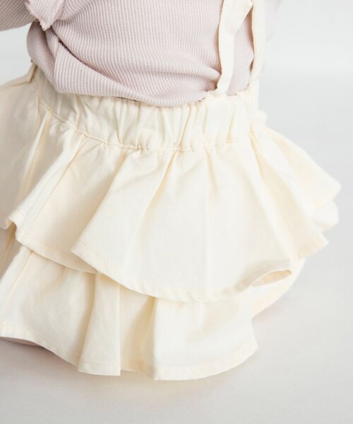 BRANSHES(ブランシェス)の「【お花シリーズ】サス付ジャンパースカート(その他ベビー用品・キッズ・ブルー/アイボリー・80)」の8枚目の写真