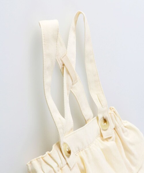 BRANSHES(ブランシェス)の「【お花シリーズ】サス付ジャンパースカート(その他ベビー用品・キッズ・ブルー/アイボリー・80)」の9枚目の写真