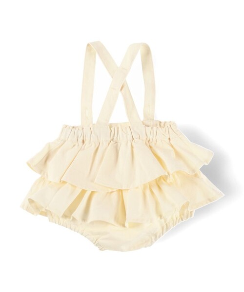 BRANSHES(ブランシェス)の「【お花シリーズ】サス付ジャンパースカート(その他ベビー用品・キッズ・ブルー/アイボリー・80)」の13枚目の写真