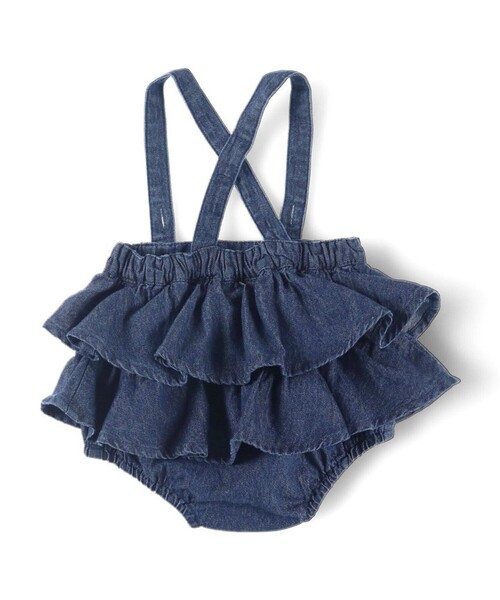 BRANSHES(ブランシェス)の「【お花シリーズ】サス付ジャンパースカート(その他ベビー用品・キッズ・ブルー/アイボリー・80)」の20枚目の写真