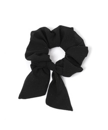 ジュジュ レザー調ロングリボンシュシュ / 607765（シュシュ）｜LAKOLE（ラコレ