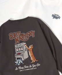 POWER TO THE PEOPLE | 2026SS POWER TO THE PEOPLE/パワートゥザピープル タイガー/馬/ネコ バック刺繍 ロングスリーブTシャツ レディース メンズ(Tシャツ/カットソー)