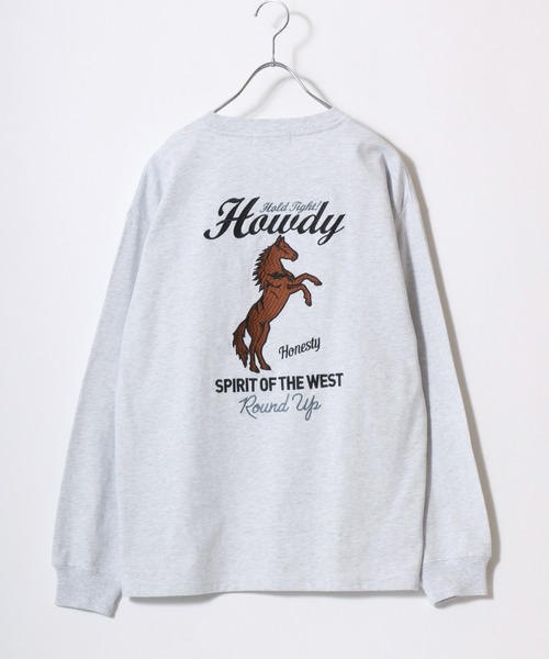 POWER TO THE PEOPLE(パワートゥーザピープル)の「2026SS POWER TO THE PEOPLE/パワートゥザピープル タイガー/馬/ネコ バック刺繍 ロングスリーブTシャツ レディース メンズ(Tシャツ/カットソー・メンズ・ブラック系その他/ブラック/ライトグレー/ホワイト/チャコール/ホワイト系その他・M/LL/L)」の19枚目の写真