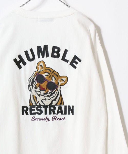 POWER TO THE PEOPLE(パワートゥーザピープル)の「2026SS POWER TO THE PEOPLE/パワートゥザピープル タイガー/馬/ネコ バック刺繍 ロングスリーブTシャツ レディース メンズ(Tシャツ/カットソー・メンズ・ブラック系その他/ブラック/ライトグレー/ホワイト/チャコール/ホワイト系その他・M/LL/L)」の22枚目の写真