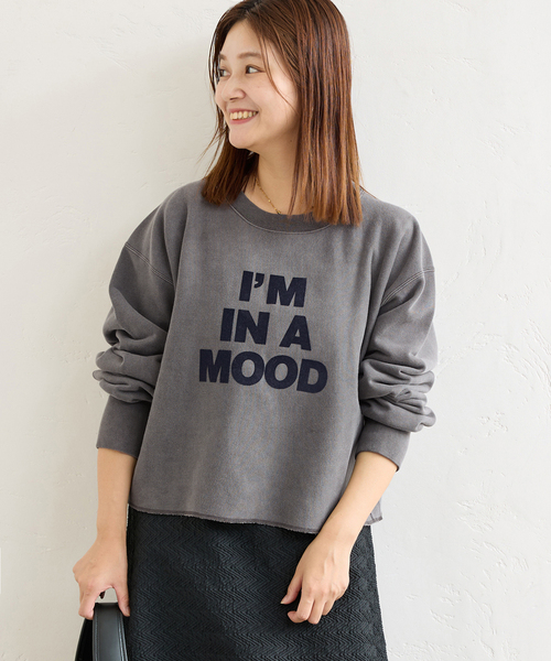 JOURNAL STANDARD（ジャーナルスタンダード）の「《追加》CROPPED LOGO SWEAT（スウェット・レディース・ブラウン/アイボリー/ブラック/ブラック系その他・FREE）」の12枚目の写真