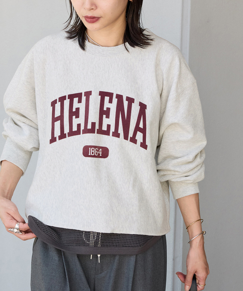 JOURNAL STANDARD（ジャーナルスタンダード）の「《追加》CROPPED LOGO SWEAT（スウェット・レディース・ブラウン/アイボリー/ブラック/ブラック系その他・FREE）」の20枚目の写真