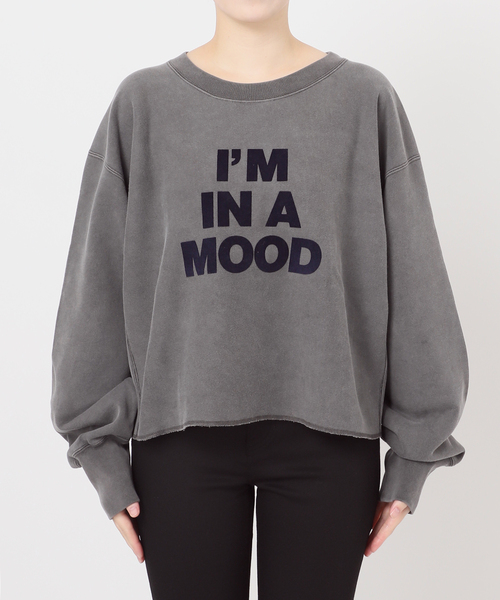 JOURNAL STANDARD（ジャーナルスタンダード）の「《追加》CROPPED LOGO SWEAT（スウェット・レディース・ブラウン/アイボリー/ブラック/ブラック系その他・FREE）」の5枚目の写真