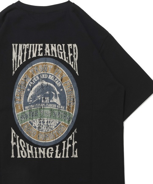 KRIFF MAYER（クリフメイヤー）の「【着る防虫】BUG PROOF プリントTシャツ フライ（防蚊加工・90'sレトロ・キャンプ・ドッグリンクコーデ）（Tシャツ/カットソー・メンズ・ブラウン/グリーン/ブラック・MEDIUM/LARGE/X-LARGE）」の2枚目の写真