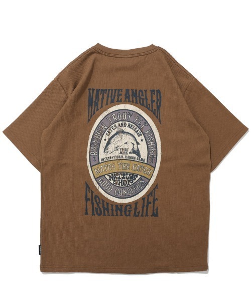 KRIFF MAYER（クリフメイヤー）の「【着る防虫】BUG PROOF プリントTシャツ フライ（防蚊加工・90'sレトロ・キャンプ・ドッグリンクコーデ）（Tシャツ/カットソー・メンズ・ブラウン/グリーン/ブラック・MEDIUM/LARGE/X-LARGE）」の20枚目の写真