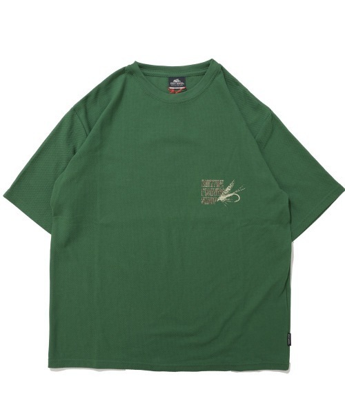 KRIFF MAYER（クリフメイヤー）の「【着る防虫】BUG PROOF プリントTシャツ フライ（防蚊加工・90'sレトロ・キャンプ・ドッグリンクコーデ）（Tシャツ/カットソー・メンズ・ブラウン/グリーン/ブラック・MEDIUM/LARGE/X-LARGE）」の21枚目の写真