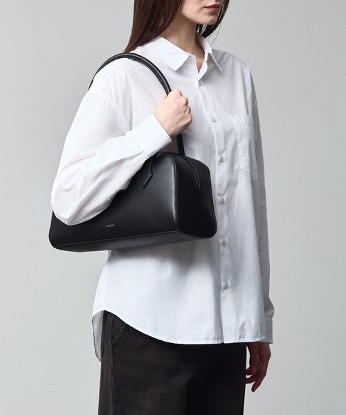 CALLNE（カルネ）の「【CALLNE】Square Box Tote Bag / スクエアボックストートバッグ（トートバッグ・メンズ・ブラック・FREE）」の8枚目の写真