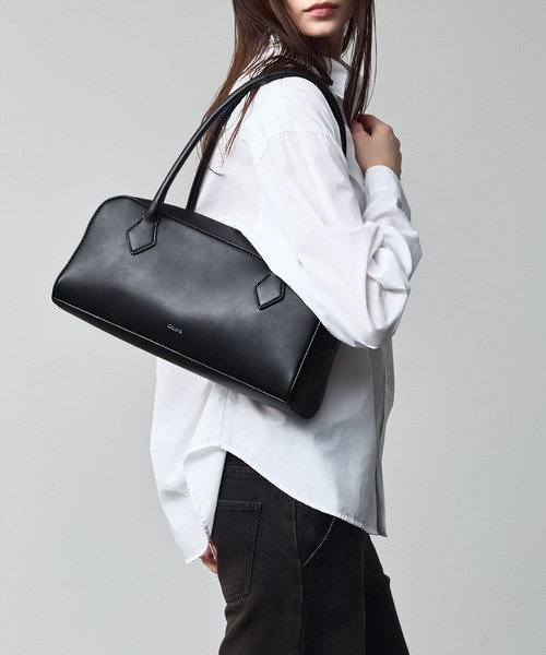 CALLNE（カルネ）の「【CALLNE】Square Box Tote Bag / スクエアボックストートバッグ（トートバッグ・メンズ・ブラック・FREE）」の12枚目の写真
