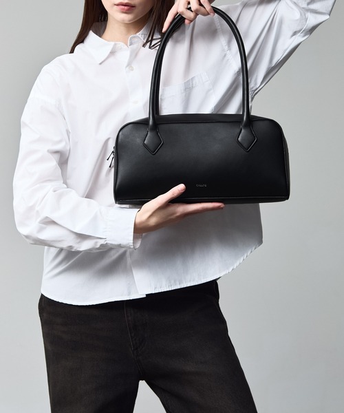 CALLNE（カルネ）の「【CALLNE】Square Box Tote Bag / スクエアボックストートバッグ（トートバッグ・メンズ・ブラック・FREE）」の16枚目の写真