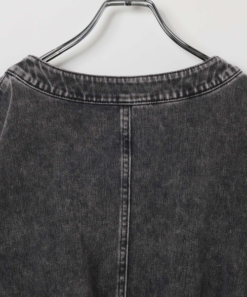 PAGEBOY（ページボーイ）の「＜まるでデニム見え！/紫外線カット/接触冷感＞マルデニZIPボレロ（カーディガン/ボレロ・レディース・ブラック/ブルー・FREE）」の19枚目の写真