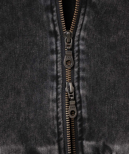 PAGEBOY（ページボーイ）の「＜まるでデニム見え！/紫外線カット/接触冷感＞マルデニZIPボレロ（カーディガン/ボレロ・レディース・ブラック/ブルー・FREE）」の22枚目の写真