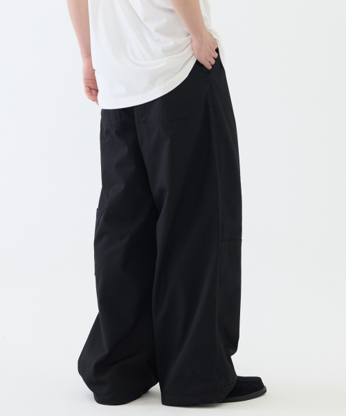 eastserviceshop(イーストサービスショップ)の「ESS Cotton Carpenter Pants - Black(その他パンツ・レディース・ブラック・46/48/50)」の4枚目の写真