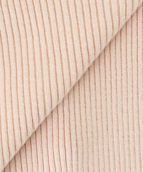 MAJESTIC LEGON(マジェスティックレゴン)の「リボンレース襟ニットカーディガン(カーディガン/ボレロ・レディース・アイボリー/ブラック/ピンク/ライトグレー/チャコールグレー・MEDIUM)」の7枚目の写真