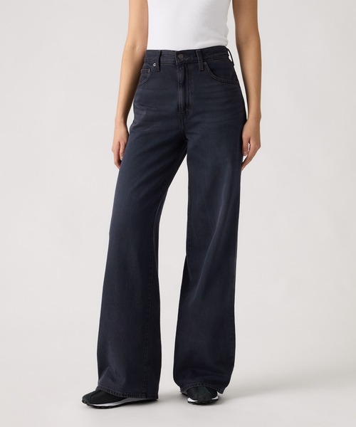 Levi's(リーバイス)の「Levi's/リーバイス CINCH WIDE LEG ジーンズ(デニムパンツ・レディース・ライトインディゴブルー/ライトブルー/ブラック/ブルー・26inch/25inch/24inch/23inch/28inch/27inch)」の1枚目の写真