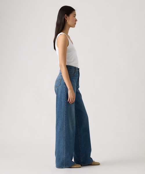 Levi's(リーバイス)の「Levi's/リーバイス CINCH WIDE LEG ジーンズ(デニムパンツ・レディース・ライトインディゴブルー/ライトブルー/ブラック/ブルー・26inch/25inch/24inch/23inch/28inch/27inch)」の9枚目の写真