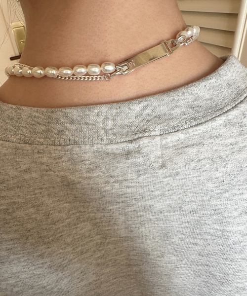 SASKIA DIEZ（サスキアディッツ）の「【SASKIA DIEZ/サスキア ディツ】GRAND IDENTITY PEARLNECKLACE（ネックレス・レディース・シルバー・FREE）」の12枚目の写真