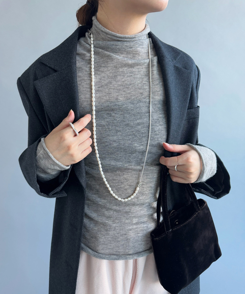 SASKIA DIEZ（サスキアディッツ）の「【SASKIA DIEZ/サスキア ディツ】GRAND IDENTITY PEARLNECKLACE（ネックレス・レディース・シルバー・FREE）」の10枚目の写真