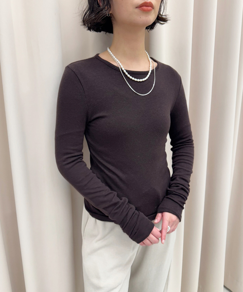 SASKIA DIEZ（サスキアディッツ）の「【SASKIA DIEZ/サスキア ディツ】GRAND IDENTITY PEARLNECKLACE（ネックレス・レディース・シルバー・FREE）」の7枚目の写真