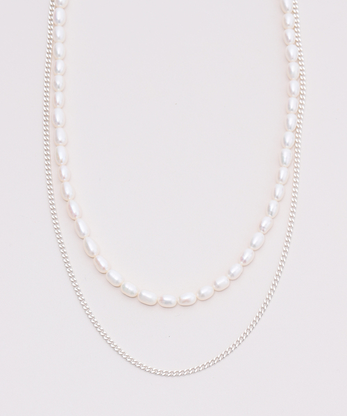 SASKIA DIEZ（サスキアディッツ）の「【SASKIA DIEZ/サスキア ディツ】GRAND IDENTITY PEARLNECKLACE（ネックレス・レディース・シルバー・FREE）」の3枚目の写真