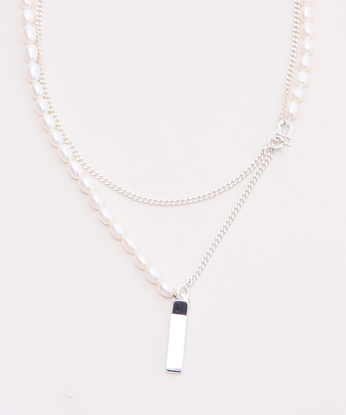 SASKIA DIEZ（サスキアディッツ）の「【SASKIA DIEZ/サスキア ディツ】GRAND IDENTITY PEARLNECKLACE（ネックレス・レディース・シルバー・FREE）」の2枚目の写真