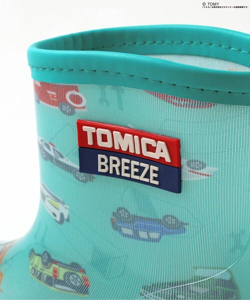BREEZE(ブリーズ)の「TOMICA×BREEZE レインシューズ(レインシューズ・キッズ・ターコイズブルー・17/16/15 /14)」の8枚目の写真