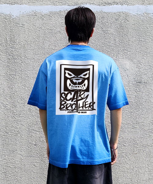 ASTRAL PROJECTION（アストラルプロジェクション）の「[APSTUDIOXSCARYBROTHER SERIES 3]ピグメントルーズフィット半袖Tシャツ_ブルー（Tシャツ/カットソー・メンズ・その他・XXL/M/L/XL）」の3枚目の写真