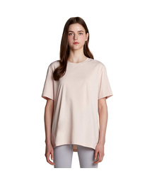 女性カバーアップオーバーサイズ半袖Tシャツ