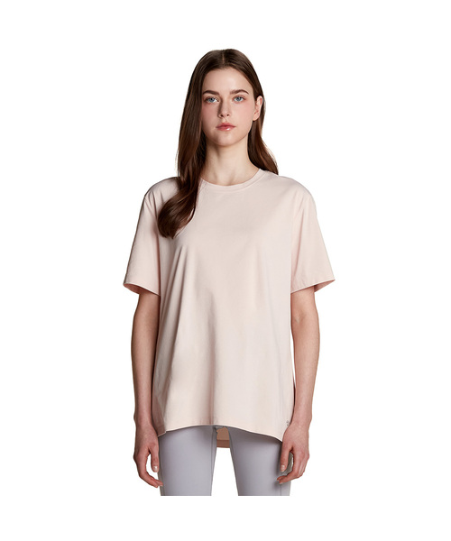 TESLA(テスラ)の「女性カバーアップオーバーサイズ半袖Tシャツ(Tシャツ/カットソー・レディース・スカイブルー/ベージュ/ブラック/ホワイト・S/M/L/XL/2XL)」の4枚目の写真
