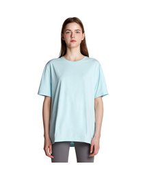 女性カバーアップオーバーサイズ半袖Tシャツ