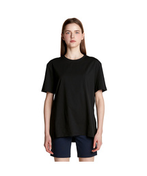 女性カバーアップオーバーサイズ半袖Tシャツ