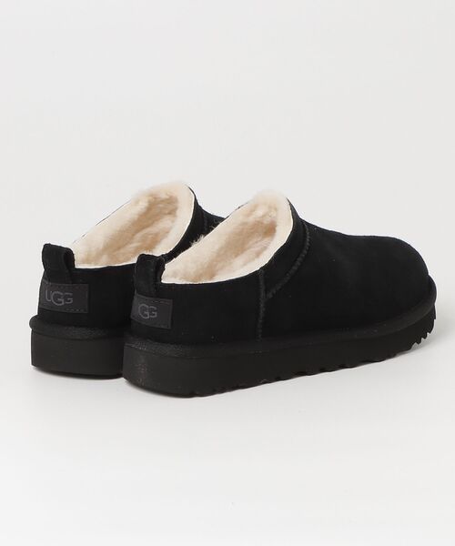 UGG（アグ）の「UGG アグ -  W CLASSIC MICRO / BLACK 1173891-BLK（ブーツ・レディース・ブラック・24.0cm/23.0cm/25.0cm）」の2枚目の写真