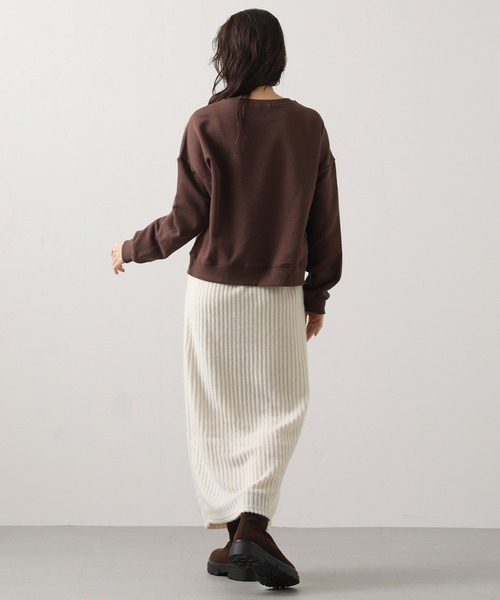 Gready Brilliant（グレディブリリアン）の「【WEB限定】起毛イージーロングスカート（スカート・レディース・アイボリー/グレー・FREE）」の20枚目の写真