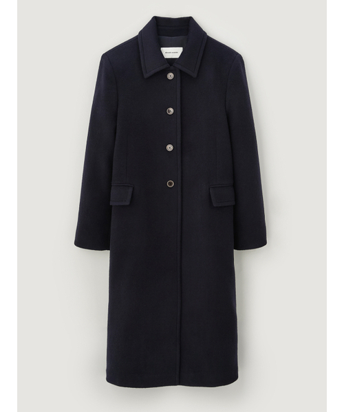 BEMUSE MANSION(ビミューズマンション)の「Single button long coat - Navy(チェスターコート・レディース・ネイビー・FREE)」の5枚目の写真