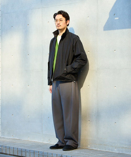 EDIFICE（エディフィス）の「ピーチ ウェザー ハリントン ジャケット（その他アウター・メンズ・ブラック/ベージュ・SMALL/MEDIUM/LARGE）」の3枚目の写真