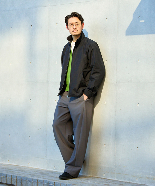 EDIFICE（エディフィス）の「ピーチ ウェザー ハリントン ジャケット（その他アウター・メンズ・ブラック/ベージュ・SMALL/MEDIUM/LARGE）」の4枚目の写真