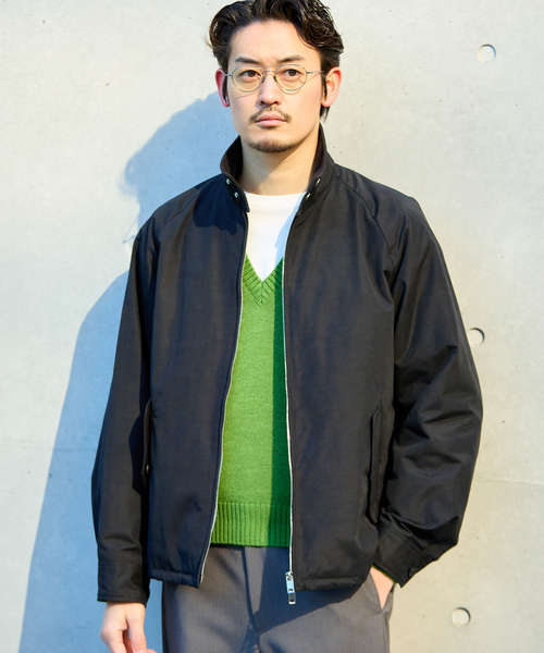 EDIFICE（エディフィス）の「ピーチ ウェザー ハリントン ジャケット（その他アウター・メンズ・ブラック/ベージュ・SMALL/MEDIUM/LARGE）」の5枚目の写真