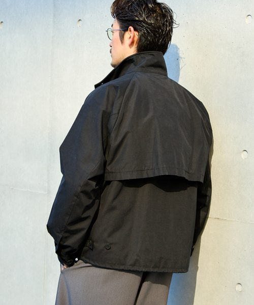EDIFICE（エディフィス）の「ピーチ ウェザー ハリントン ジャケット（その他アウター・メンズ・ブラック/ベージュ・SMALL/MEDIUM/LARGE）」の9枚目の写真